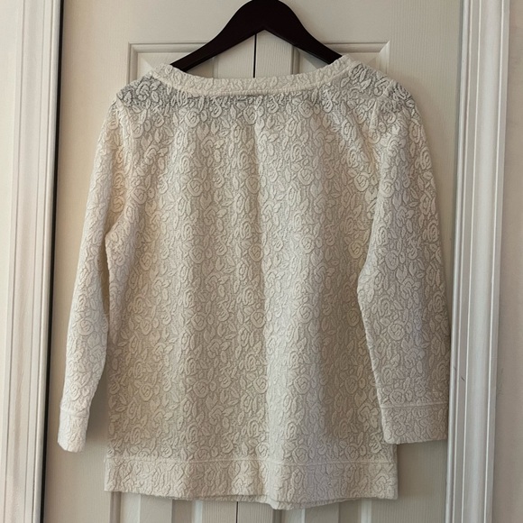 Ann Taylor Loft lace-style top, size M - Picture 3 of 3